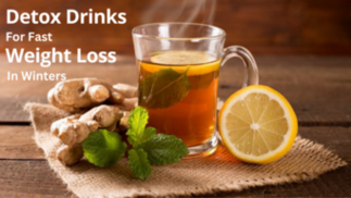 Detox drinks in winter for weight loss